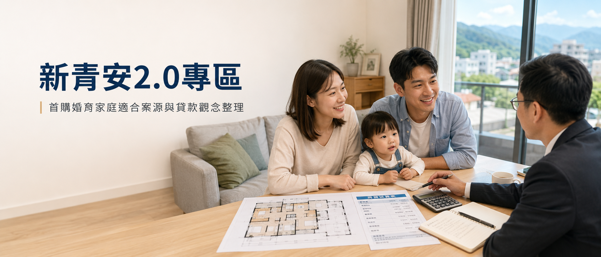 新青安2.0首購婚育成家房案貸款花蓮專區