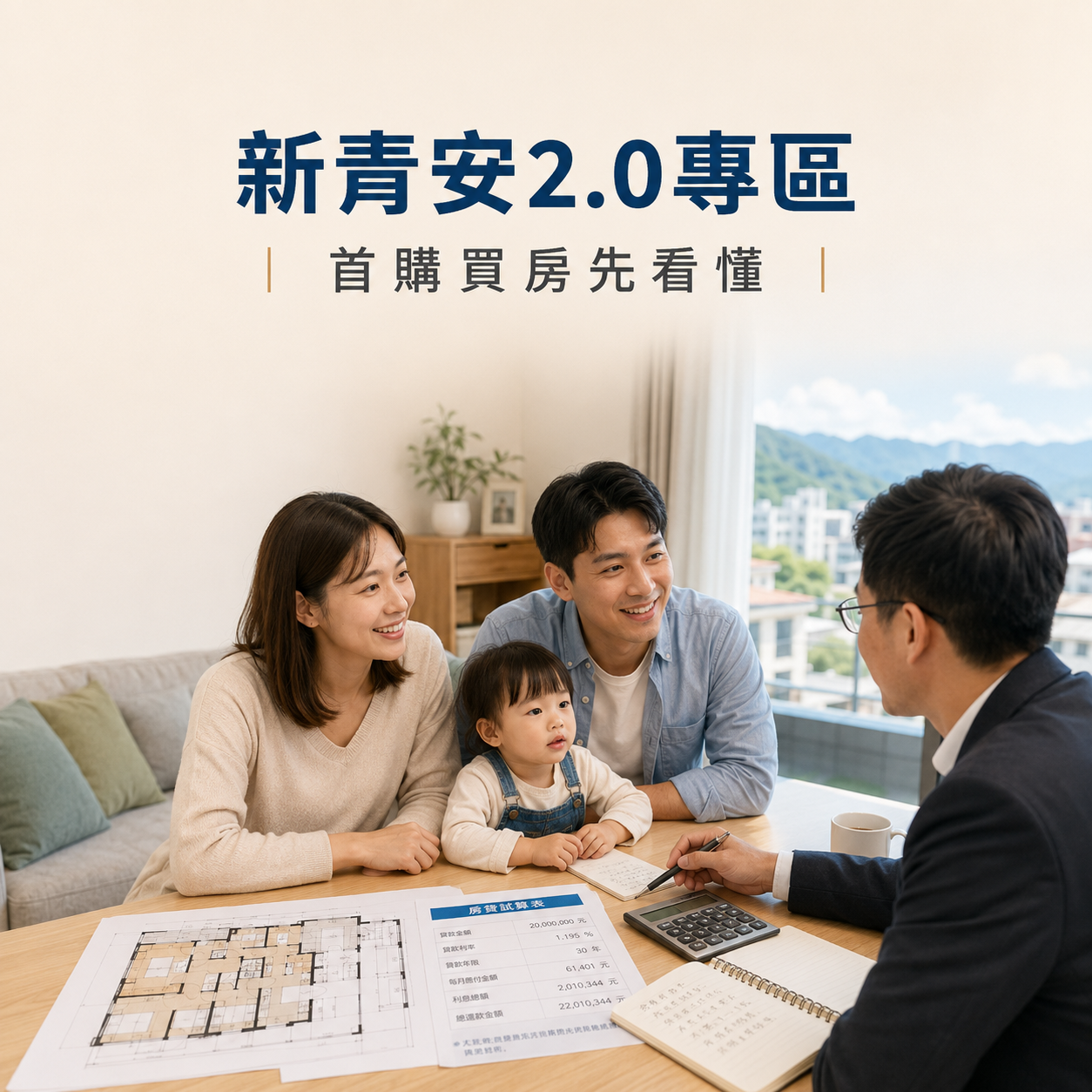 新青安2.0首購婚育成家房案貸款花蓮專區