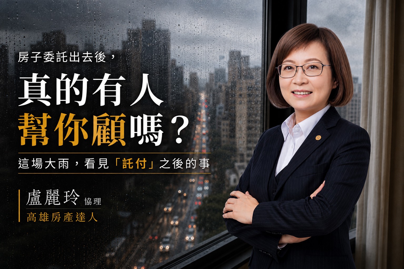 房子委託房仲後，遇到豪雨誰幫你顧？盧麗玲的空屋巡視服務紀錄
