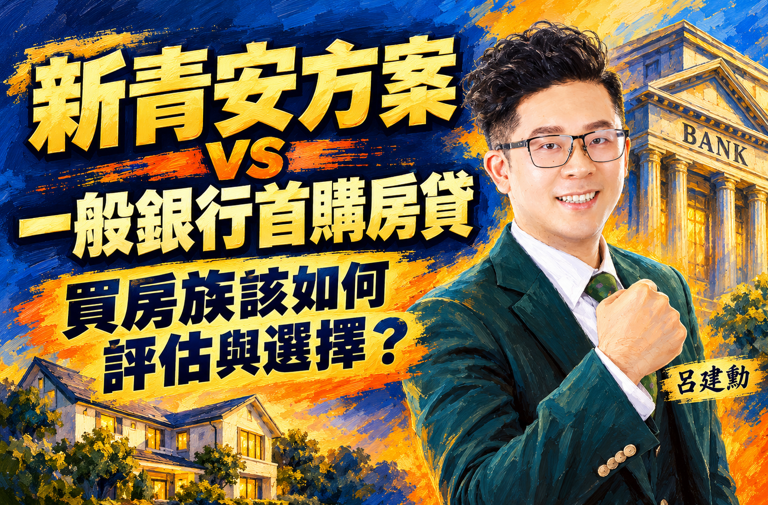 新青安方案 vs 一般銀行首購房貸：買房族該如何評估與選擇？