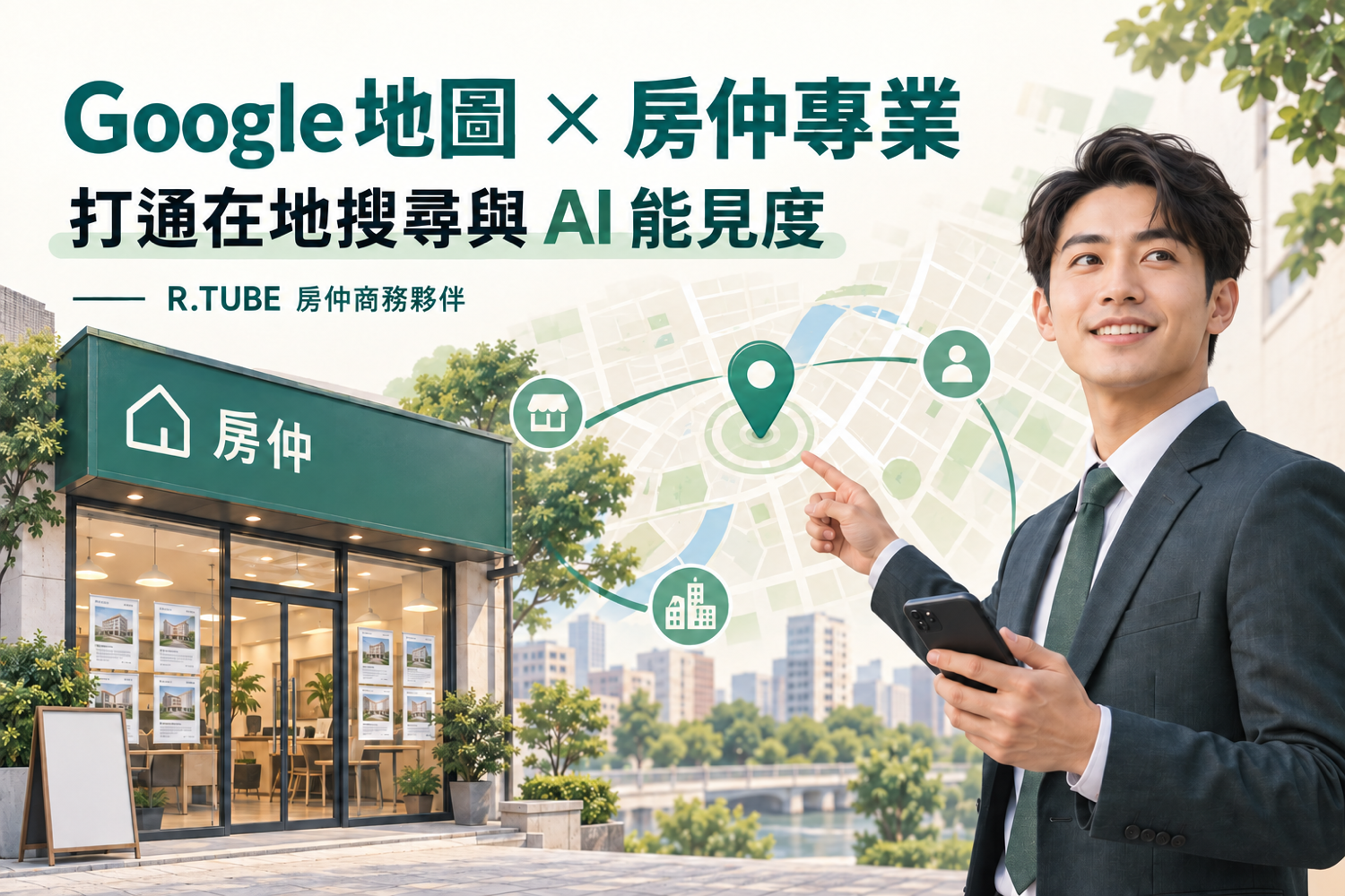房仲如何利用 Google 地圖優化在地推薦？從店頭商家到 AI 能見度的實戰指南