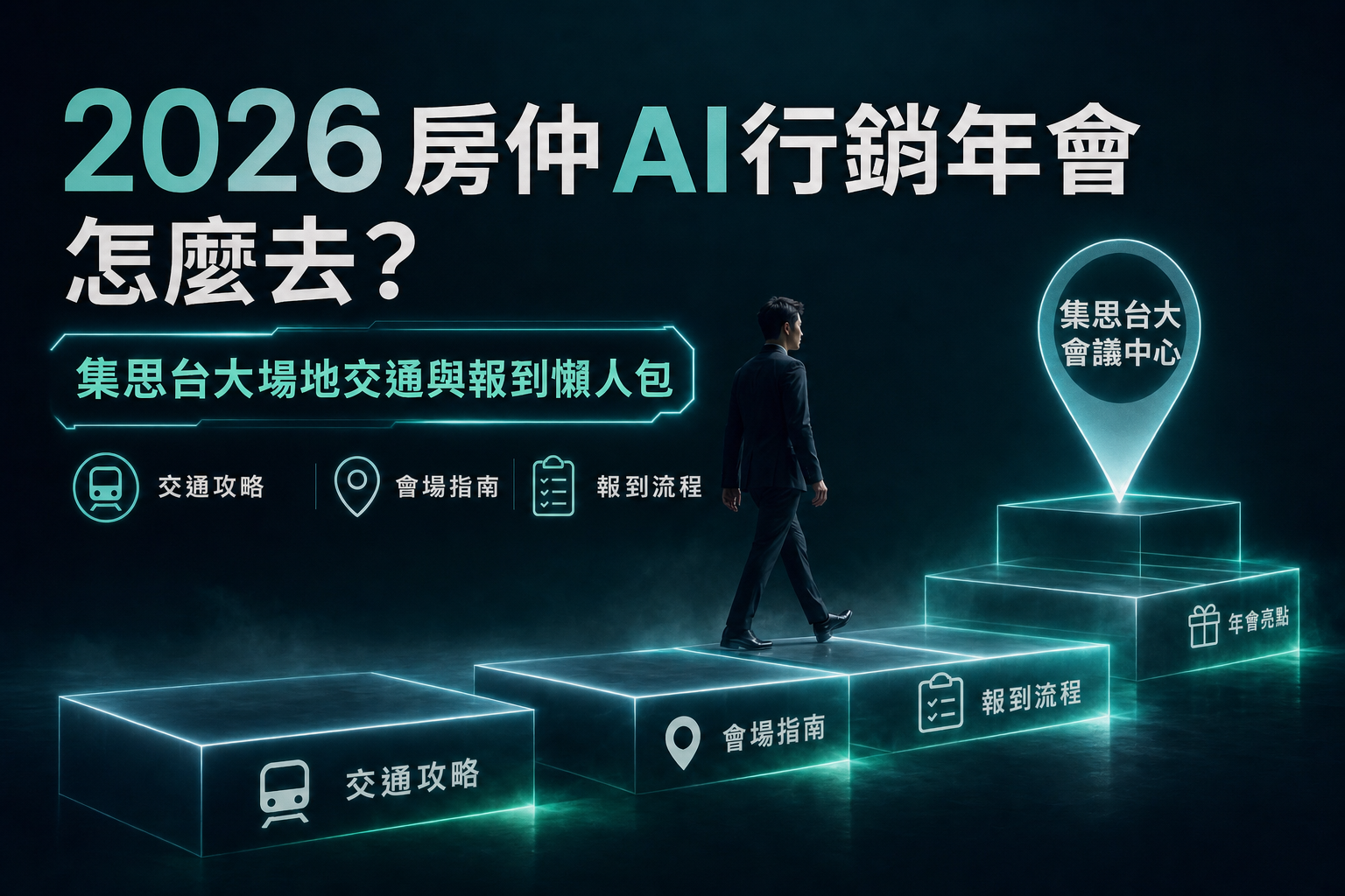 2026房仲AI行銷年會怎麼去?集思台大場地交通與報到懶人包