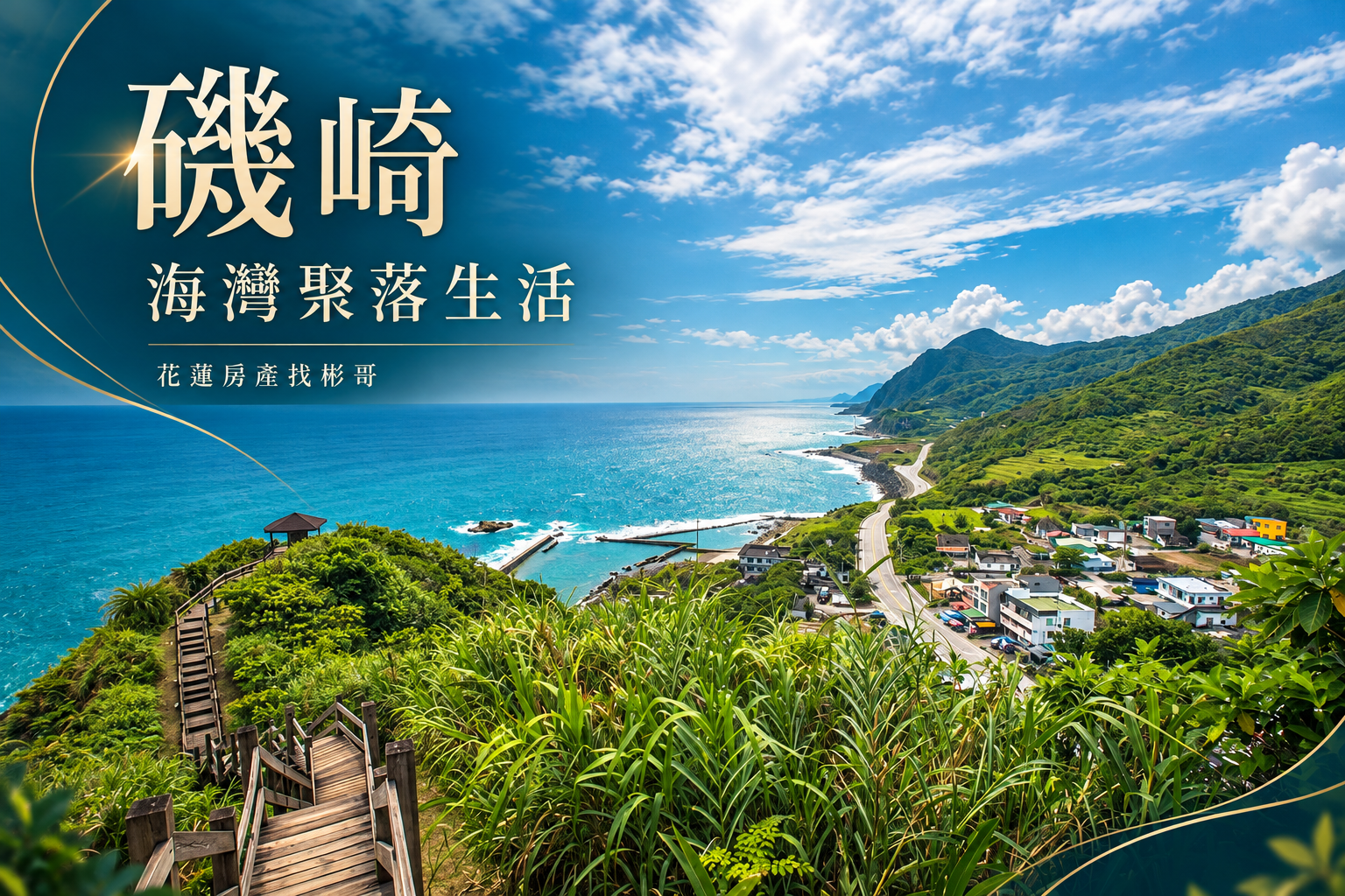 花蓮磯崎生活圈開箱｜大石鼻山與海灣聚落，長住需要哪些條件