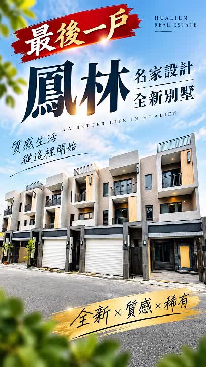 鳳林民治路1088萬新別墅｜三房四衛，附自有車庫