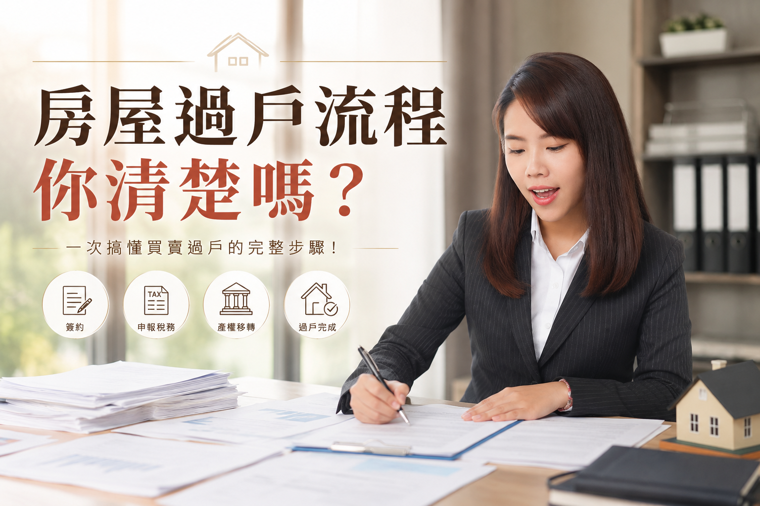 買房新手指南|第六篇: 不動產過戶完整流程全圖解:從簽約到交屋,這篇保證你看得懂!