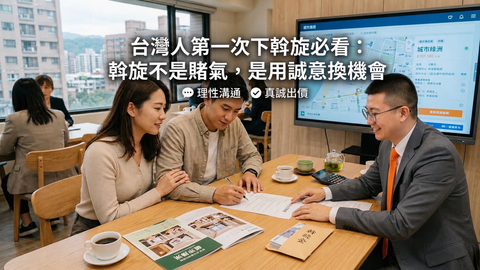台灣人第一次下斡旋必看：斡旋不是賭氣，是用誠意換機會