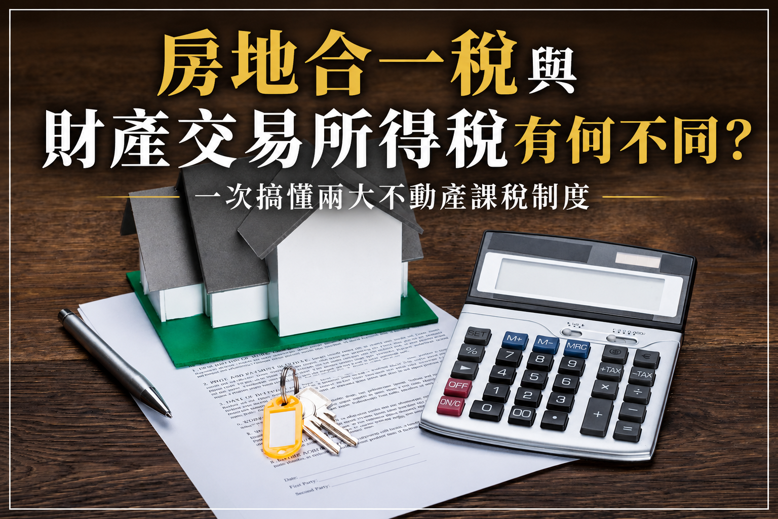 房地合一稅與財產交易所得稅有何不同？一次搞懂兩大不動產課稅制度