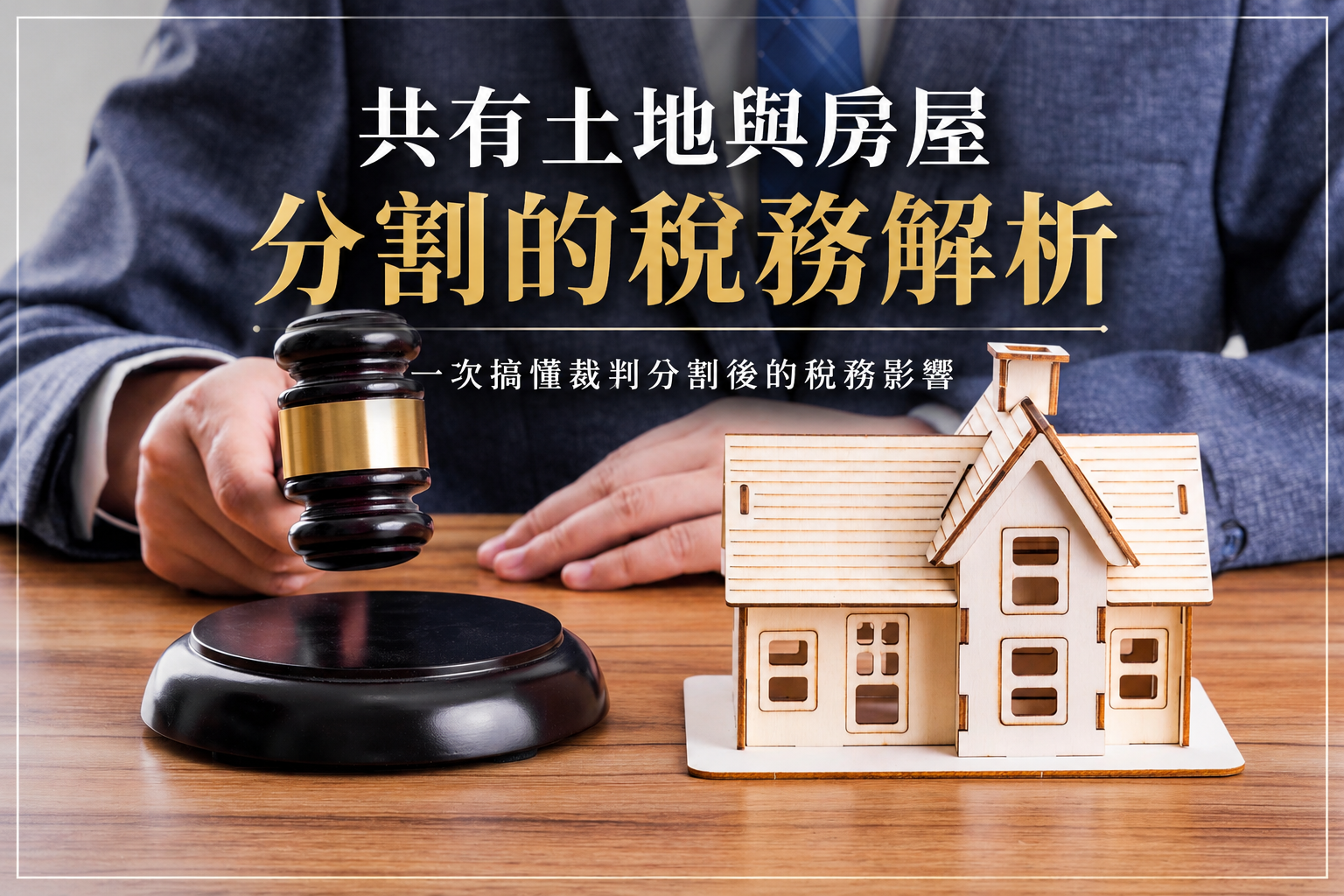 共有土地與房屋分割的稅務解析