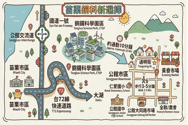 🏆 【公館核心.通明街】從「鋼鐵通勤」到「煙火生活」:銅科外溢圈最強機能宅深度分析
