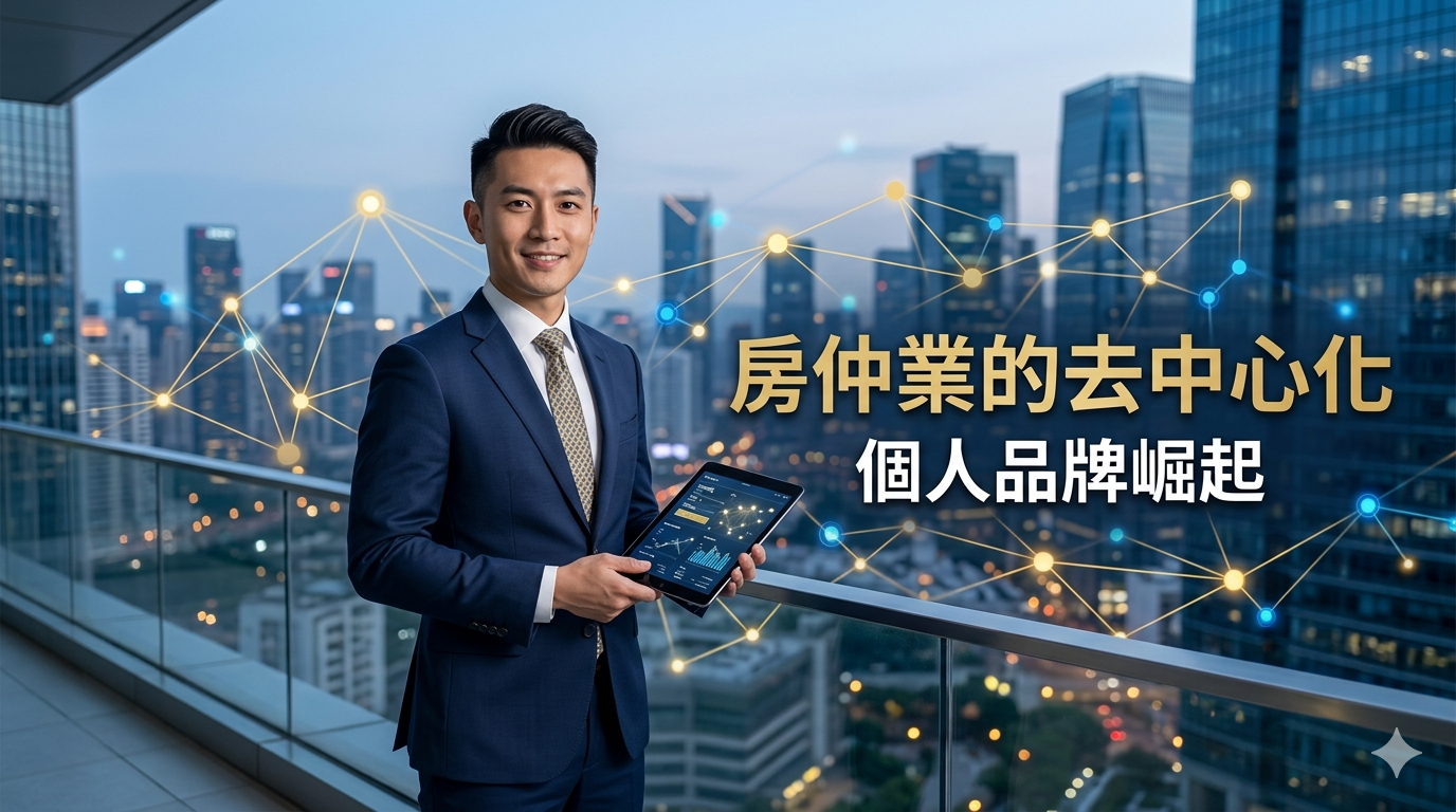 【顧問專欄】房仲業的去中心化：個人品牌的崛起將超越連鎖品牌的迷思