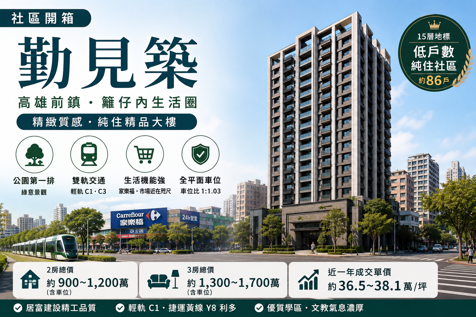 【社區開箱】高雄前鎮「勤見築」全方位實測：優缺點、實價登錄行情與周邊競品完整解析