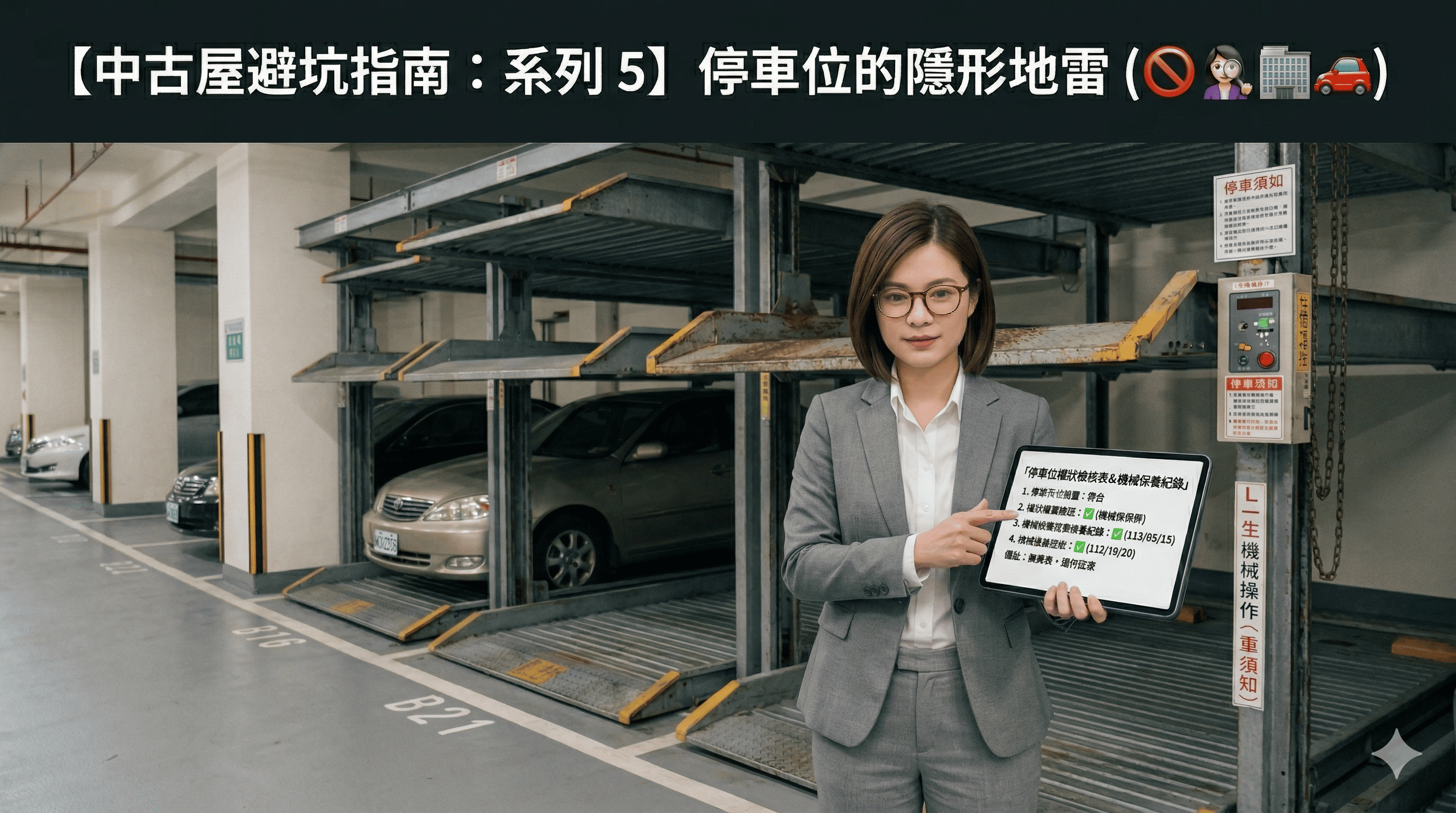 【中古屋避坑指南：系列 5】停車位的隱形地雷 🚫🕵️‍♀️🏢🚗