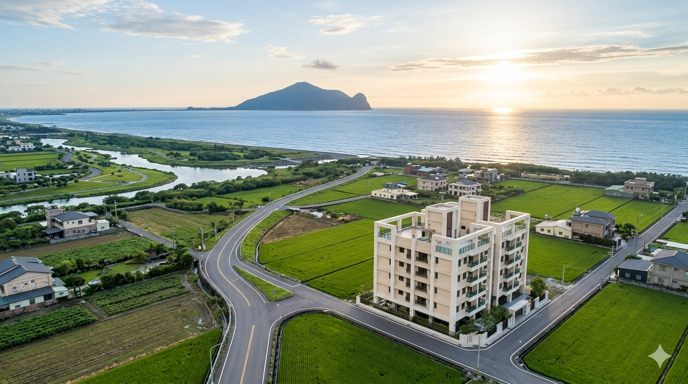 宜蘭五結買房全解析|京采五結精品華廈:雙電梯、龜山島海景、利澤學區置產首選