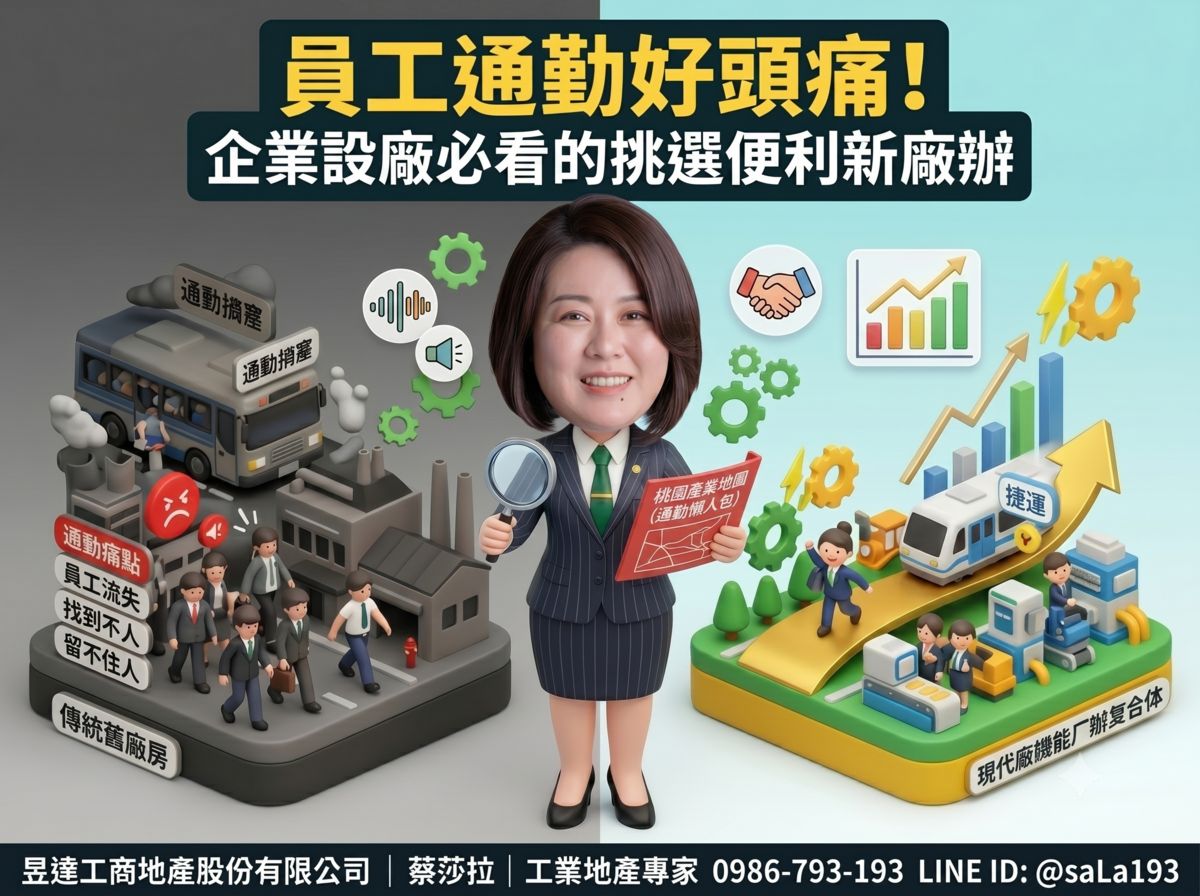 員工通勤好頭痛！企業主必看的挑選交通便利新廠辦與找廠懶人包