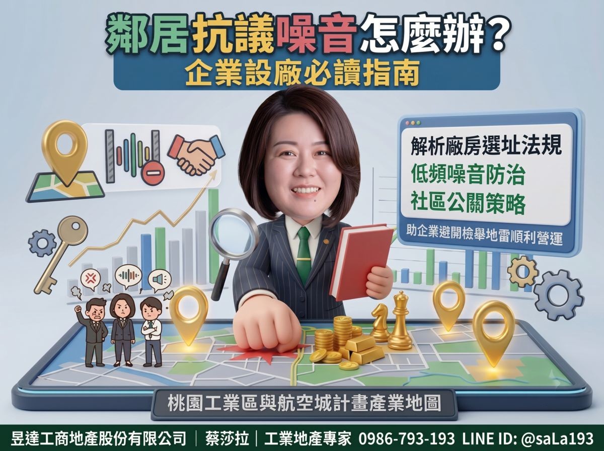 鄰居抗議噪音怎麼辦？2026最新工業區周邊敦親睦鄰懶人包，企業設廠必讀指南