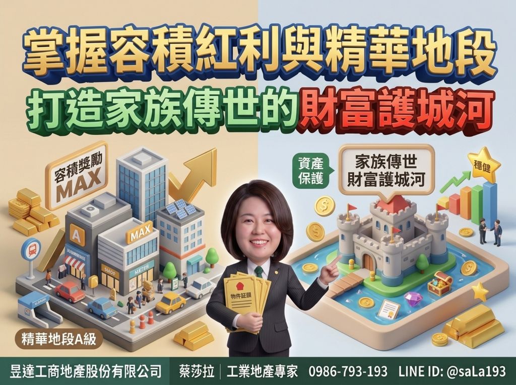 高資產族群的財富護城河:商業區土地長線佈局懶人包