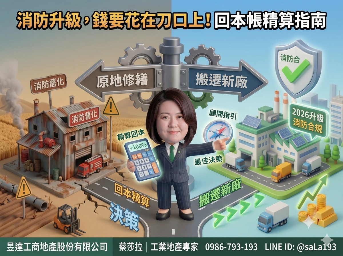 廠房消防安檢過不了?最新工業廠房消防懶人包:法規升級與設備檢修避坑指南