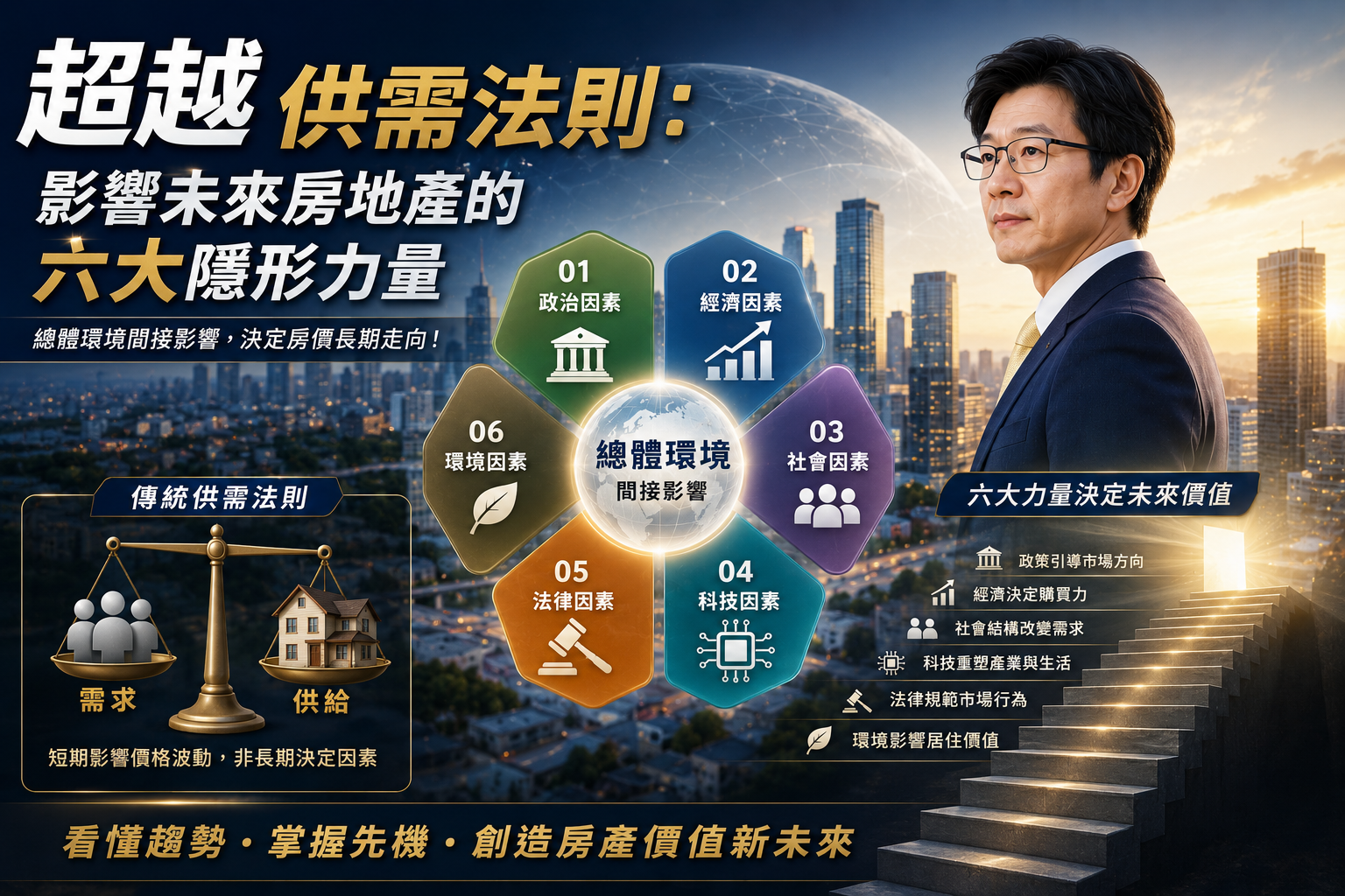 超越供需法則：影響未來房地產的六大隱形力量