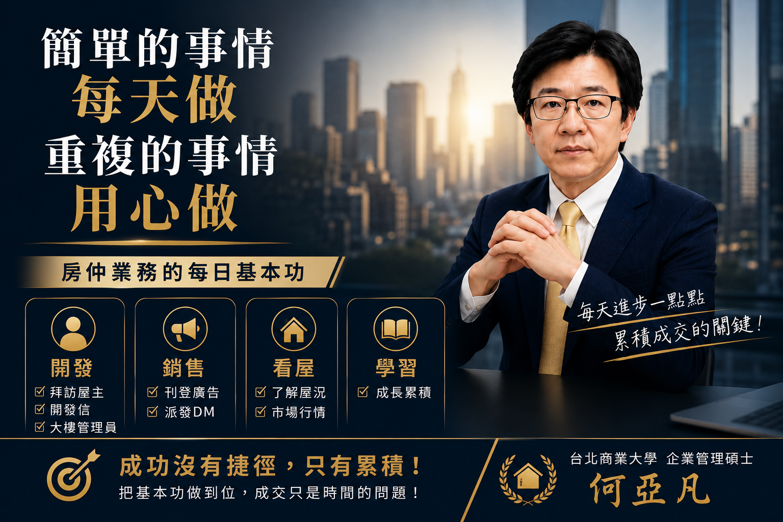 給房仲新人的建議