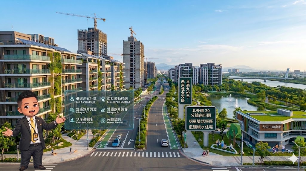 台南九份子重劃區值得買嗎?2026 發展潛力、北外環利多與房價分析全攻略