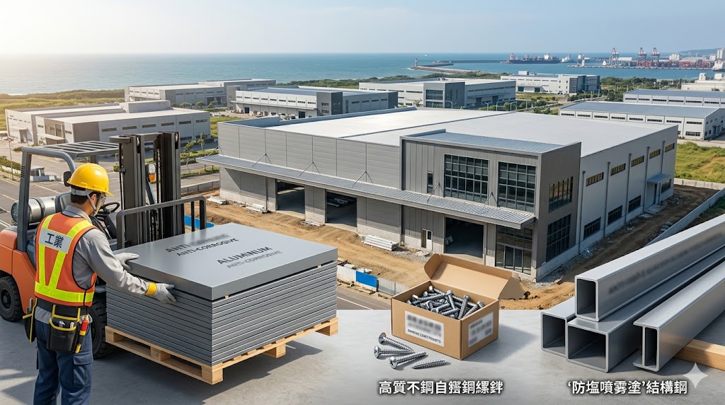 觀音與大園的鹹冷海風：如何挑選抗腐蝕建材延長廠房壽命