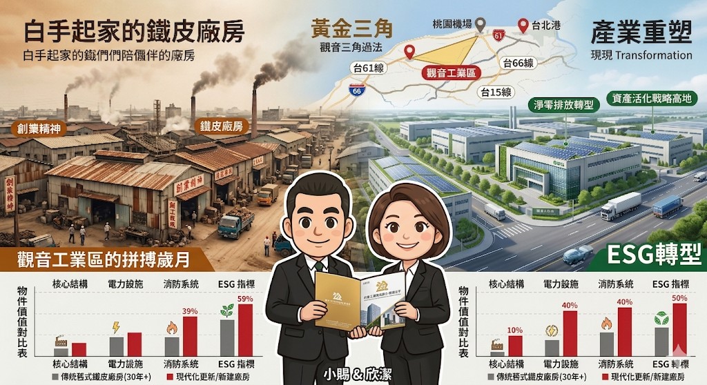 觀音工業區的拼搏歲月：那些年陪我們白手起家的鐵皮廠房