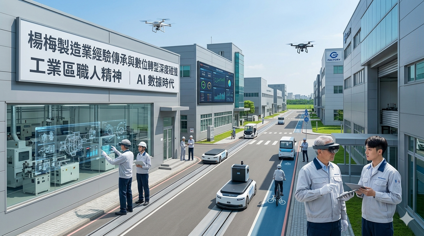 工業區職人精神:楊梅製造業經驗傳承與數位轉型的深度碰撞