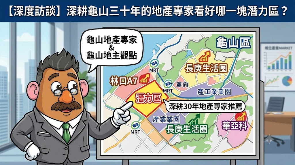 89. 深度訪談：深耕龜山三十年的地產專家看好哪一塊潛力區？
