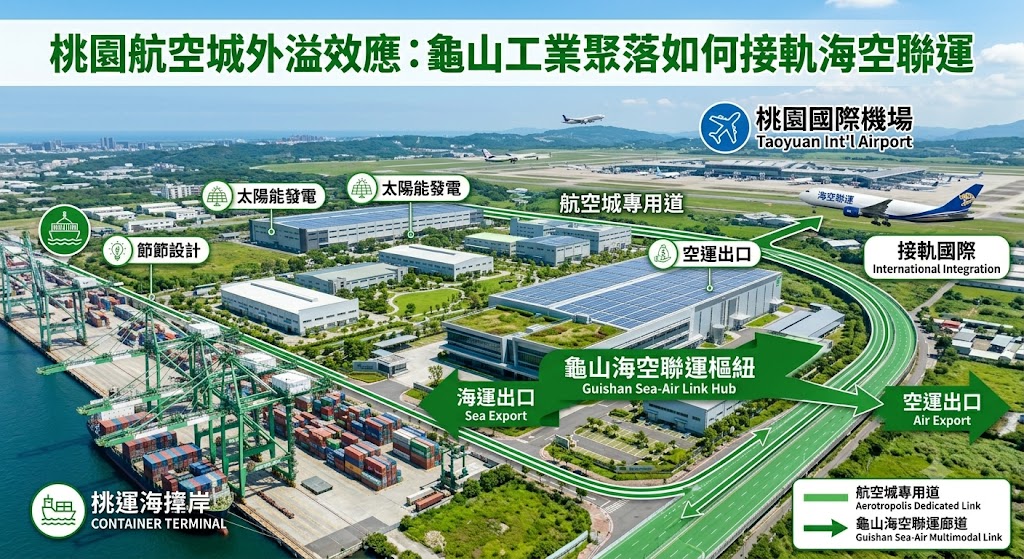 86. 桃園航空城外溢效應：龜山工業聚落如何接軌海空聯運
