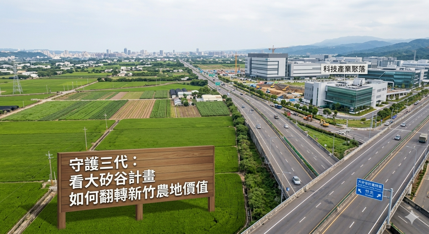 守護三代的土地:看大矽谷計畫如何翻轉新竹農地價值與傳承契機