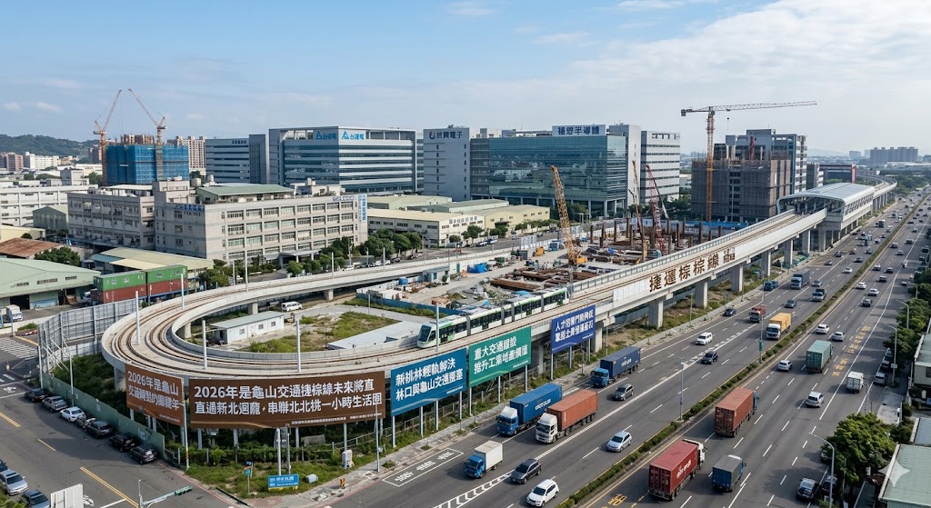 龜山工業區科技巨頭為何紛紛進駐？揭秘北台灣AI黃金廊道的工業地戰略價值