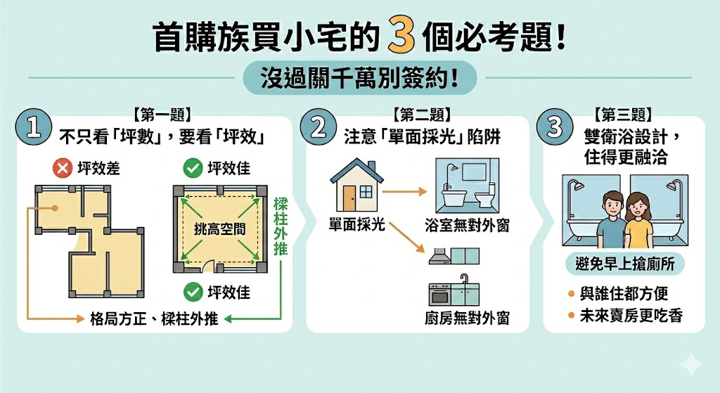 首購族買小宅的 3 個必考題!沒過關千萬別簽約!