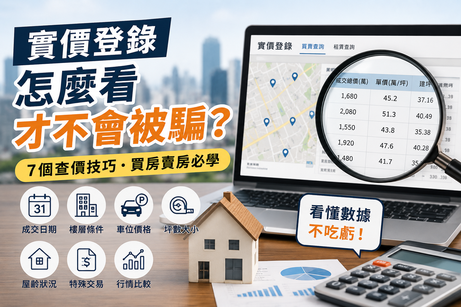 買房、賣房一定要懂的 7 個查價技巧