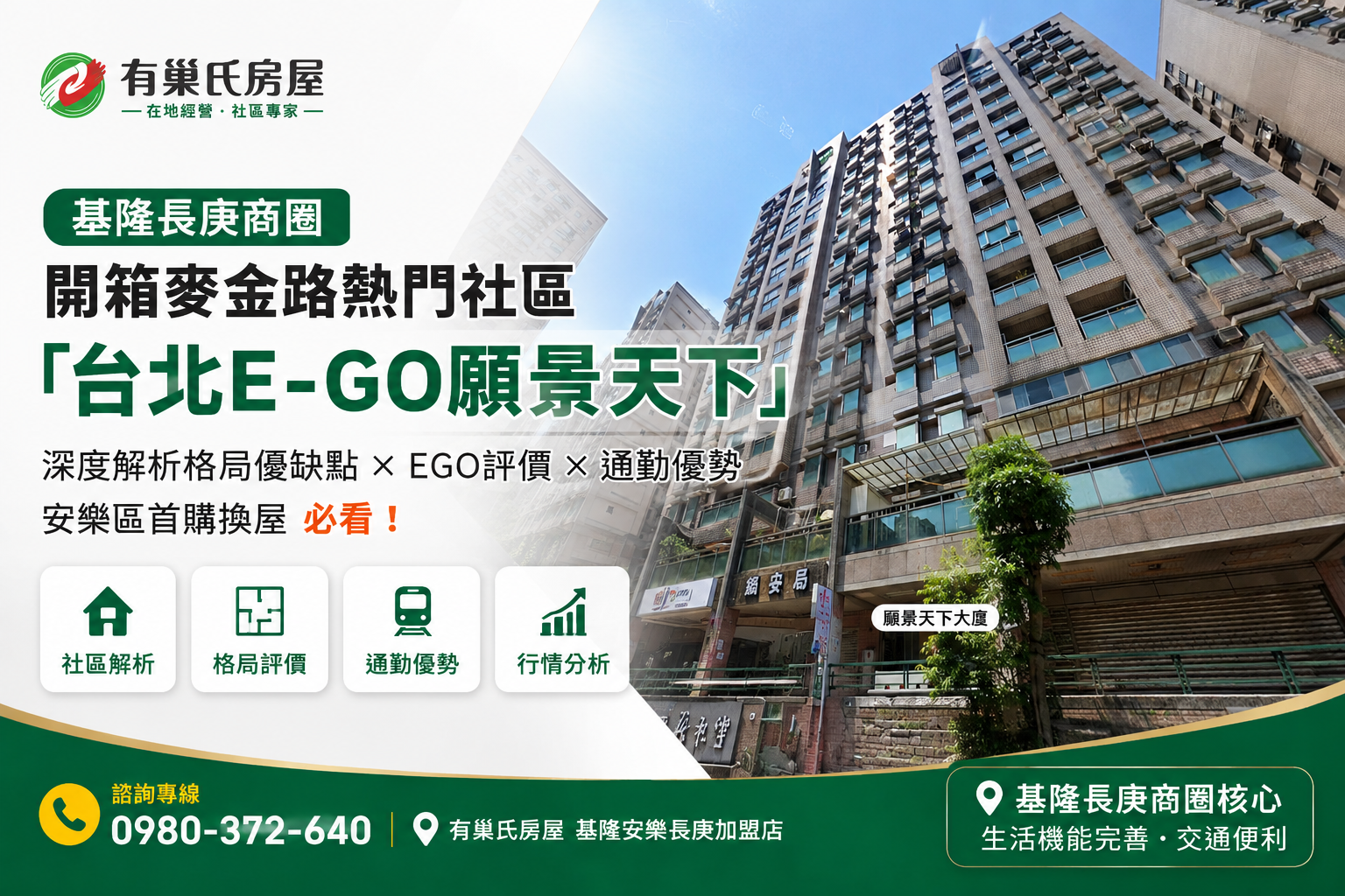【社區開箱】台北E-GO願景天下值得買嗎？基隆安樂區機能、格局與優缺點全解析