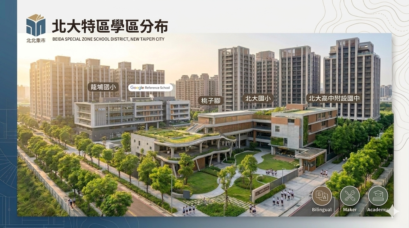 【2026最新】北大特區學區推薦總整理：買房必看！龍埔、桃子腳、北大國小明星學校入學攻略