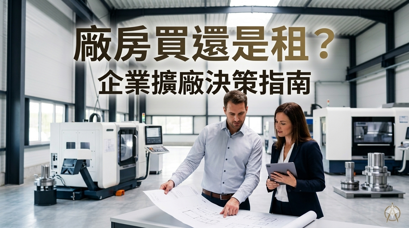 廠房買還是租？2026企業擴廠必看：從資金、稅務、產業壽命全面評估