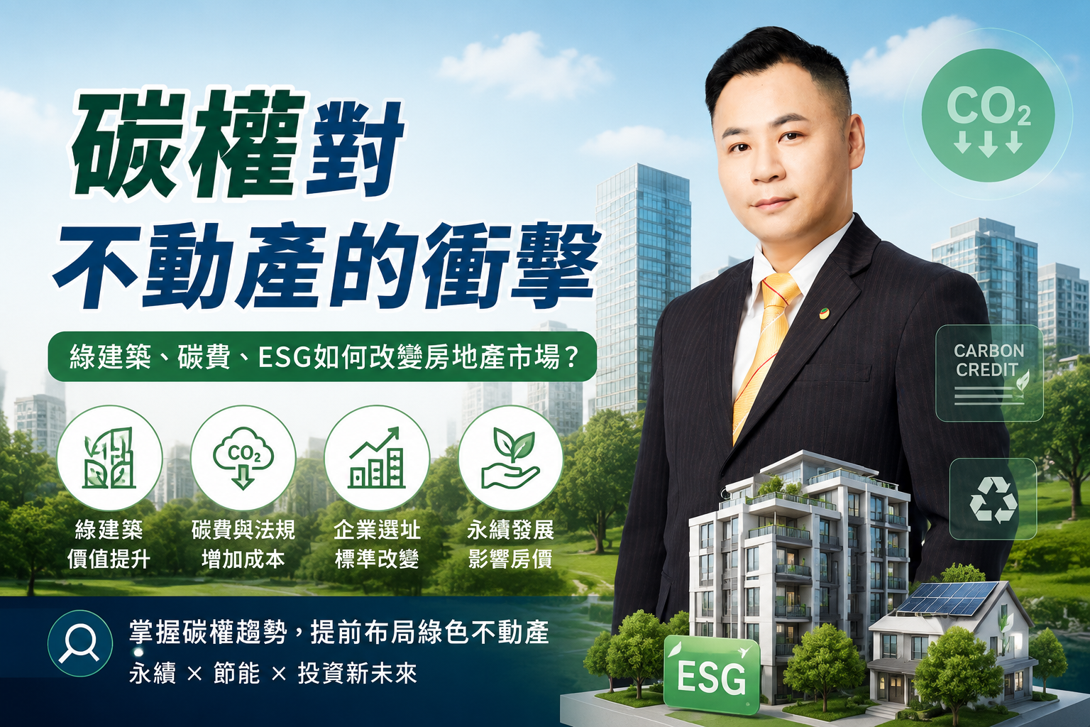 碳權對不動產的衝擊|綠建築、房價、企業選址一次看懂碳權如何改變房地產市場