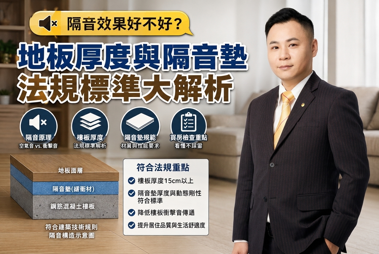 隔音效果好不好？地板厚度與隔音墊法規標準大解析