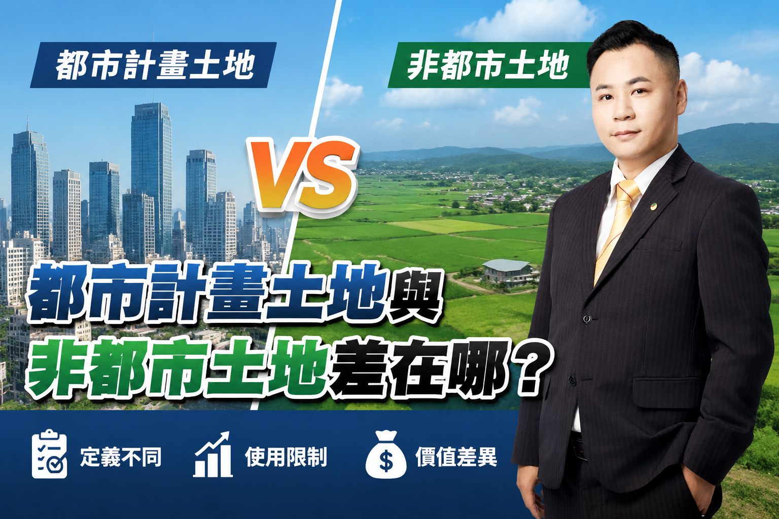 都市計畫土地與非都市土地差在哪？一次搞懂分區、使用限制與買地注意事項