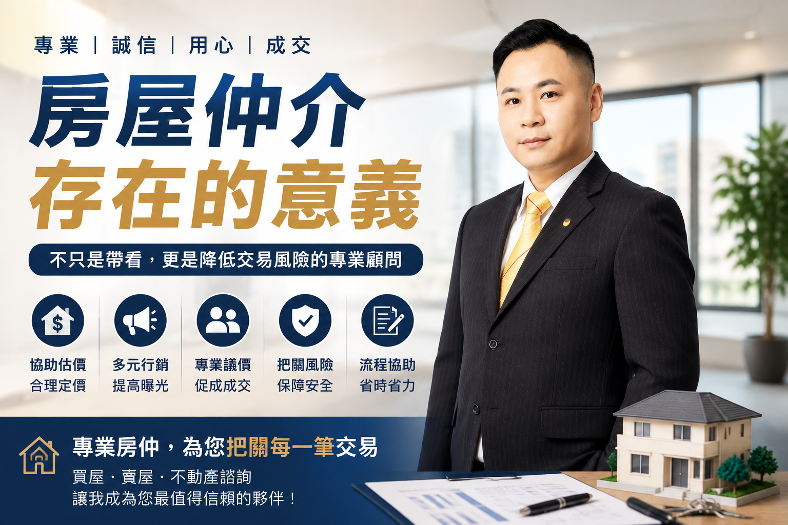 房屋仲介存在的意義|為什麼買房、賣房都需要專業房仲?完整解析交易價值與保障