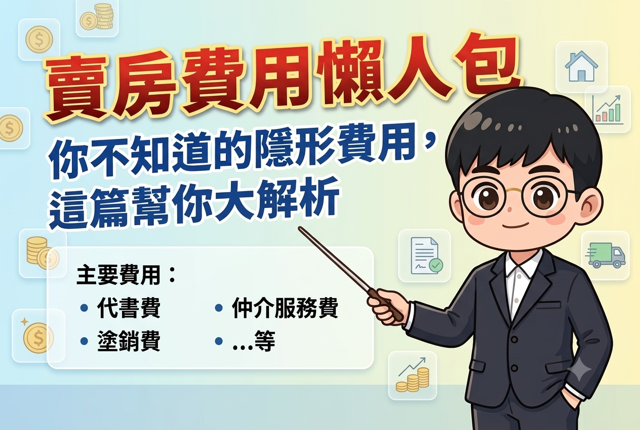 售屋必看費用與稅金大拆解懶人包