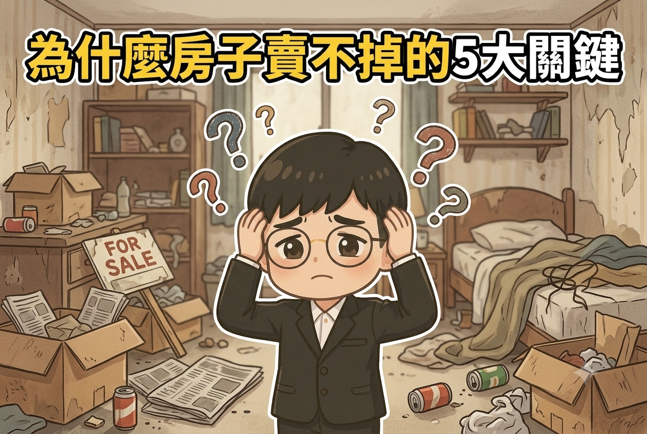 為什麼房子一直賣不掉？5 大成交關鍵