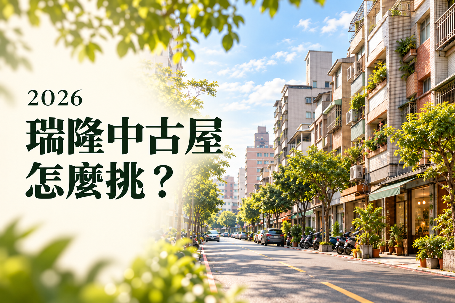 2026瑞隆生活圈中古屋怎麼挑？交通、生活機能與購屋重點一次看