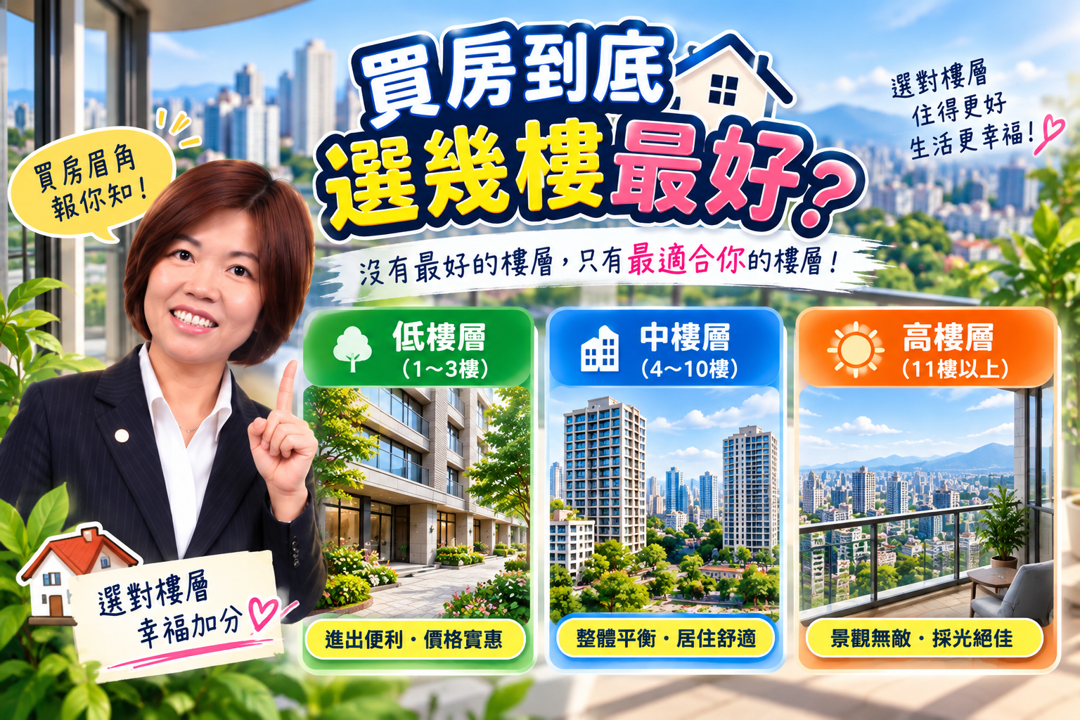 買房到底選幾樓最好？