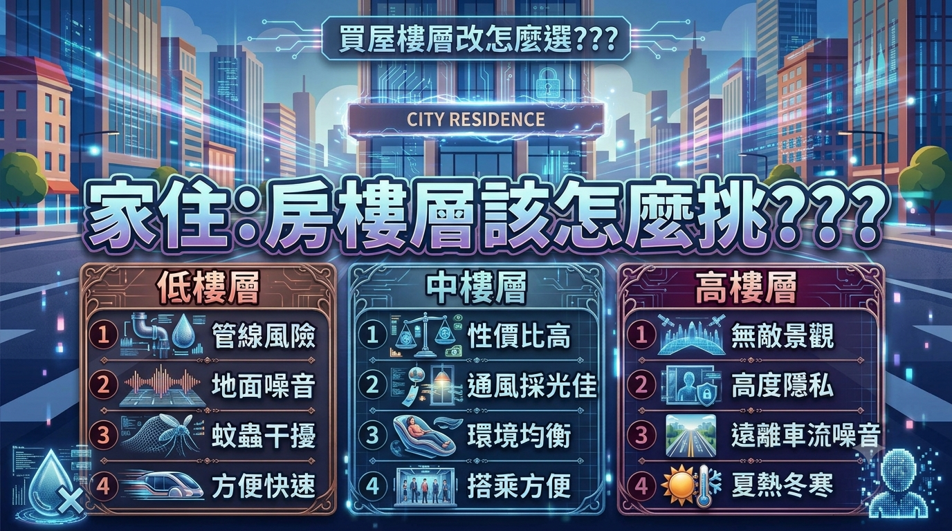 買房樓層該怎麼挑???