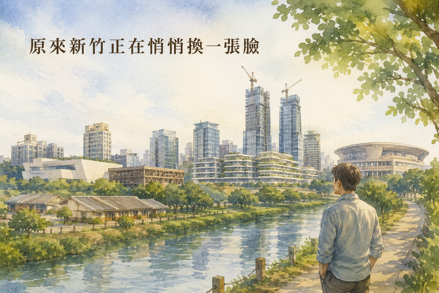 【新竹移居日記】從農田到高樓：那天他站在竹北，第一次覺得新竹變了