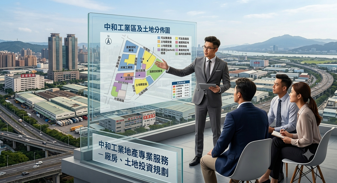 2026中和工業區買賣全攻略:二八張聚落行情大拆解與捷運環狀線廠辦選址指南