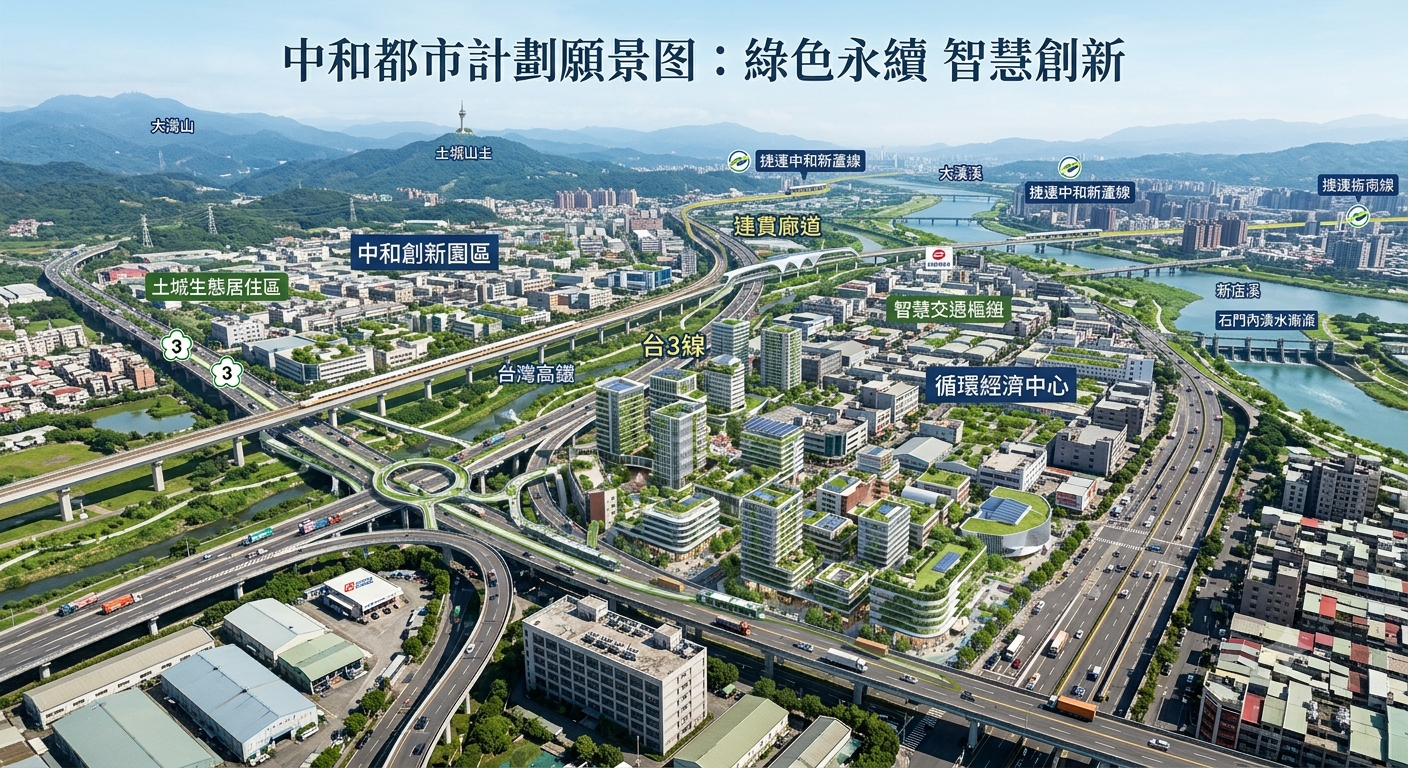 中和廠辦買賣全攻略:環狀線科技島鏈行情、特色廠區與工業地選址注意事項