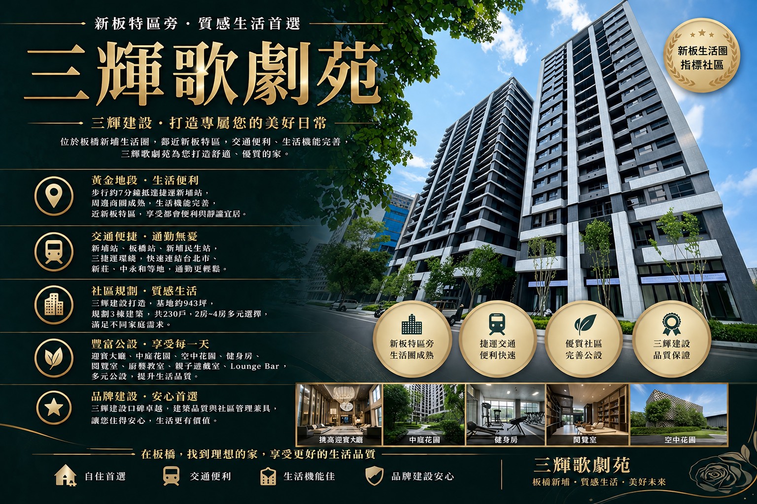 🔥三輝歌劇苑到底厲害在哪?板橋人默默看的社區!