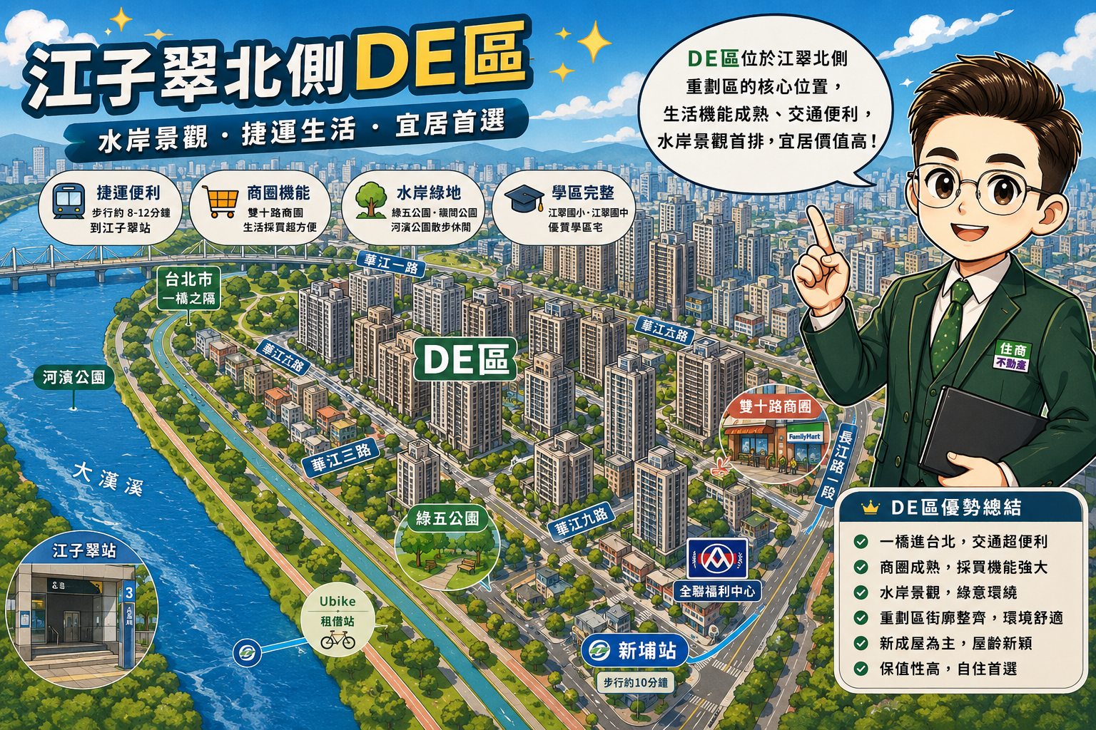 板橋區-江翠北側DE區值得買嗎？